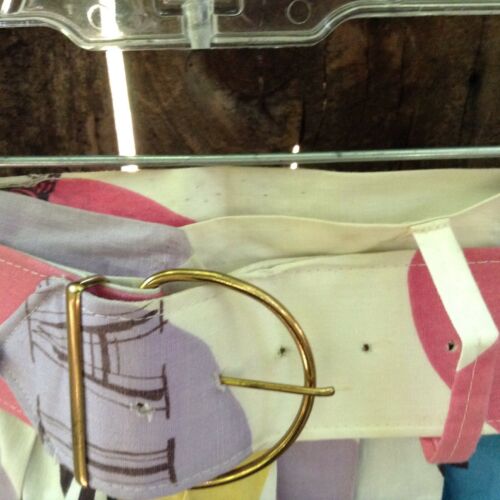 Vtg 60s MOD Rockabilly Skirt 21