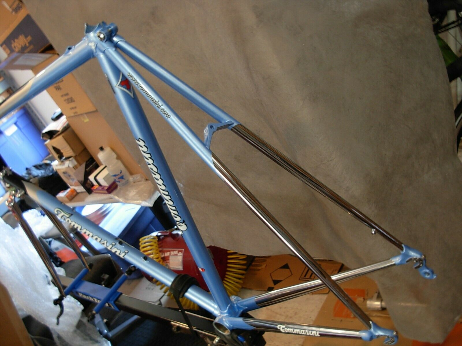 TOMMASINI TECNO 59CM BRAND NEW NEVER BUILT ITALIAN FRAME/FORK FREE SHIP NO RES - Fresh Stock Dated December 2025