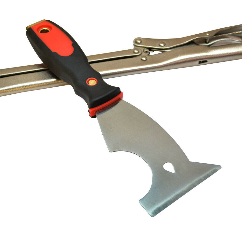 3 Pc Stainless Steel Flexible Scraper Set Spreader Putty Paint roller Cleaner - Fresh Stock Dated February 2026