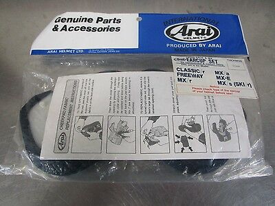 Arai Open Face & MX Earcup Set 20mm 42-9226 - Fresh Stock Dated February 2026