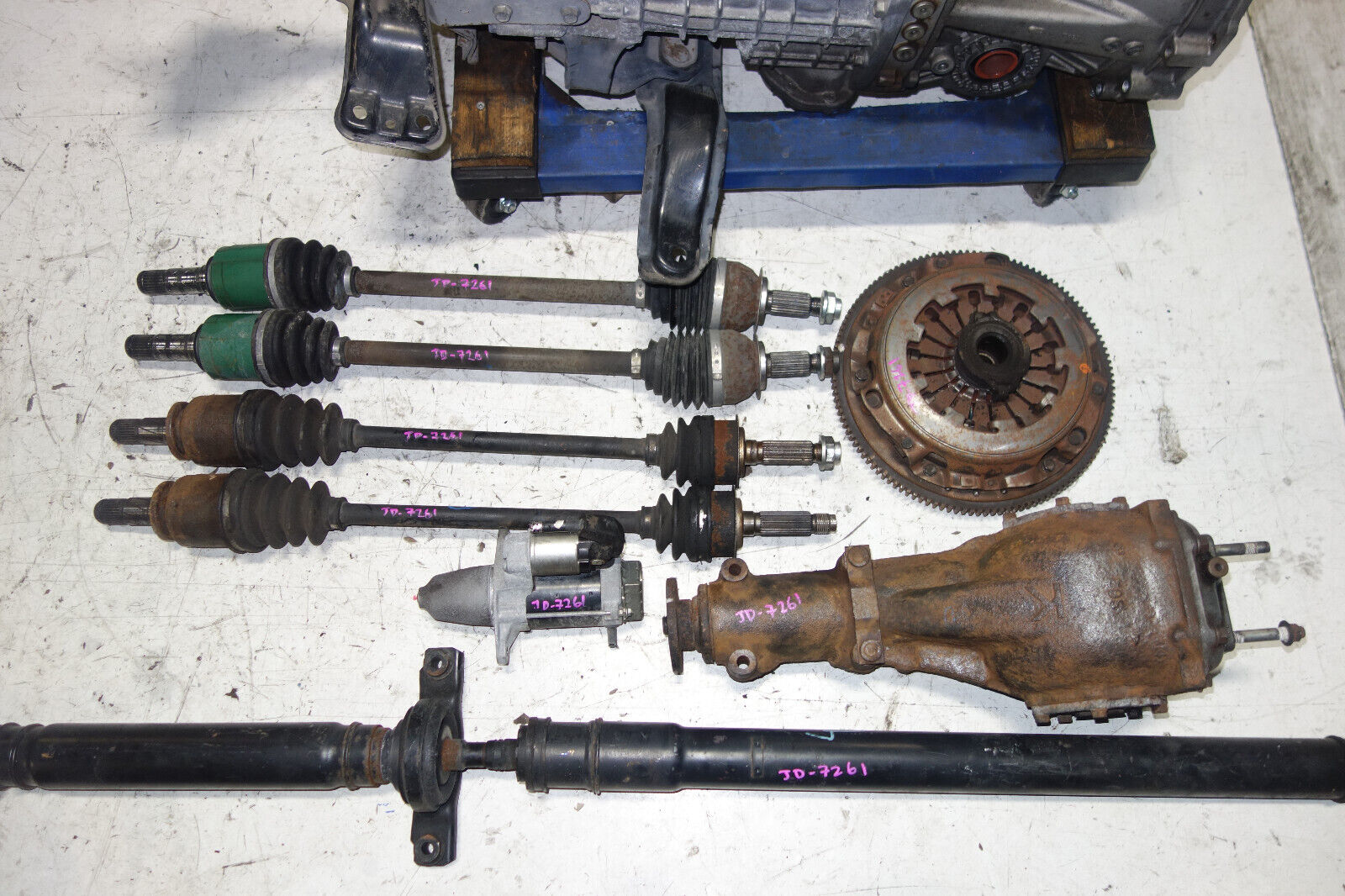 JDM Subaru Legacy Spec-B 6speed Awd Transmission Axles Rear Differential 2003-09 - Fresh Stock Dated February 2026