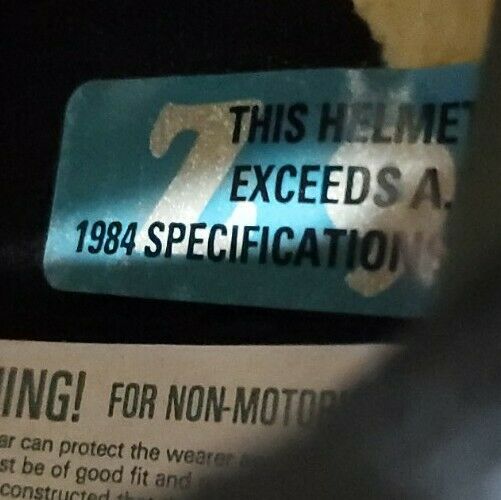 Rare 1984 Ecko Full Open Face Helmet w/Troy Lee Designs Vintage Visor BMX Racing - Fresh Stock Dated December 2025