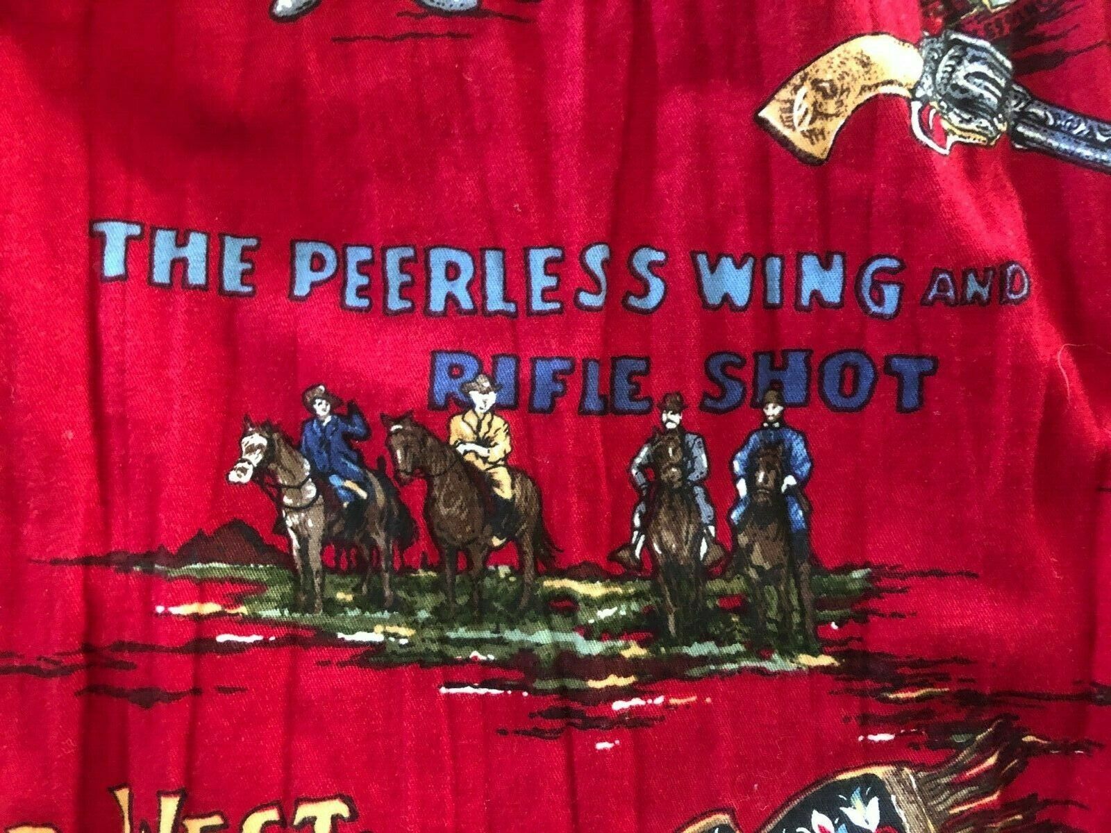 Vintage Sharon Young Skirt Size M Annie Oakley Wild West Gun Horse USA SOFT - Fresh Stock Dated February 2026