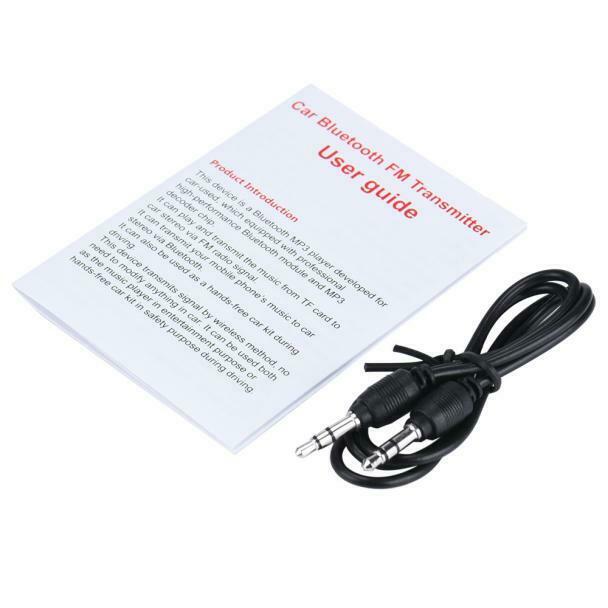Car Kit Handsfree Wireless Bluetooth FM Transmitter MP3 Player USB LCD Modulator - Fresh Stock Dated February 2026