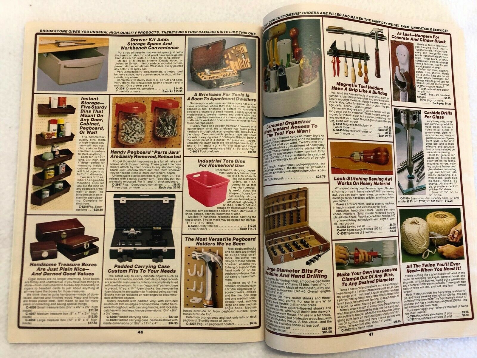 Vintage 1982 Brookstone Catalogue - Fresh Stock Dated December 2025