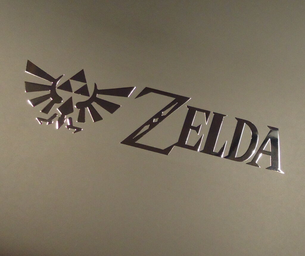 Zelda Label / Aufkleber / Sticker / Badge / Logo 10 x 2.4 cm [260] - Fresh Stock Dated February 2026