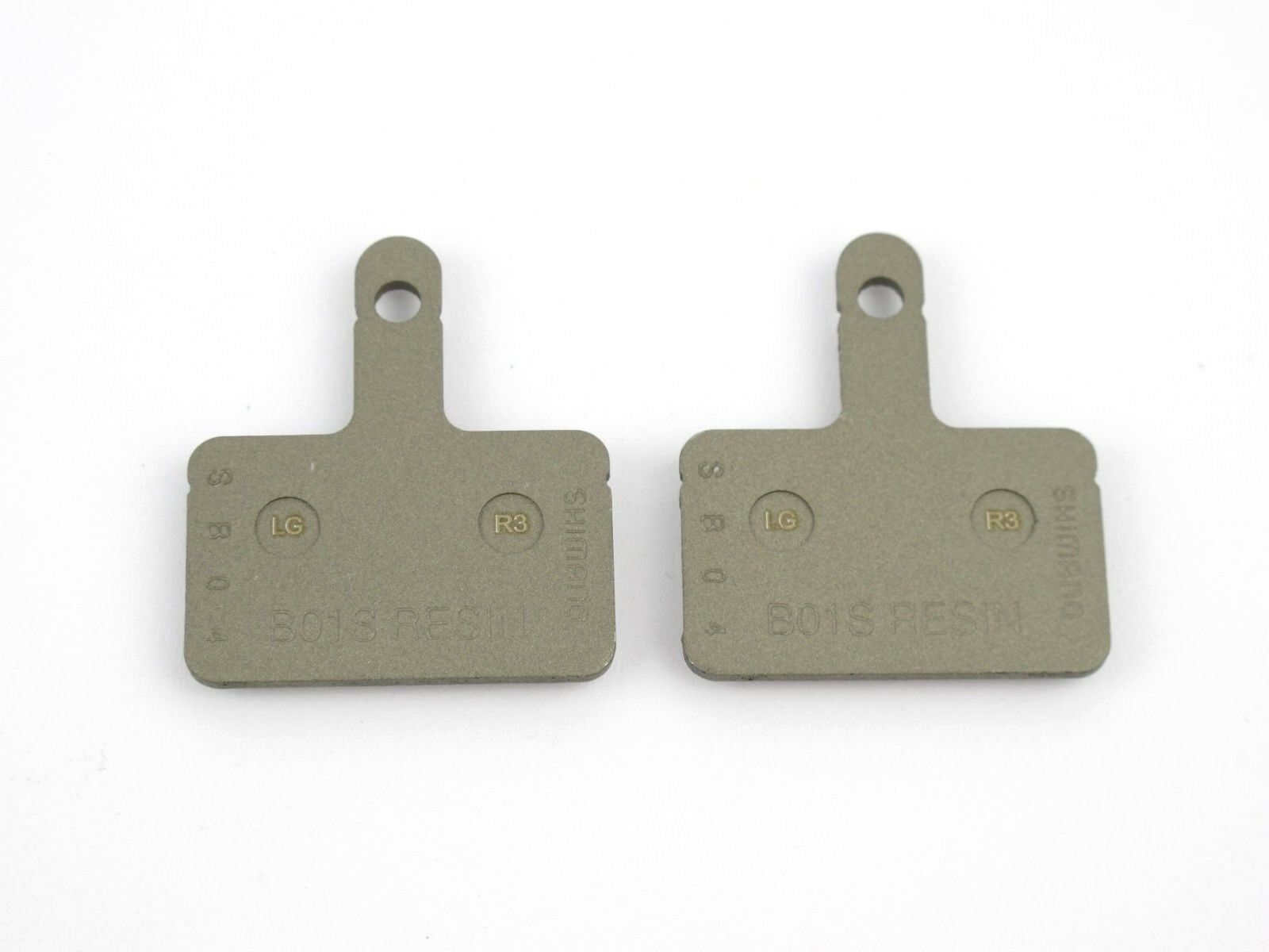 New Resin Disc Bicycle Brake Pads with Spring and Pin for Shimano B01S - Fresh Stock Dated December 2025