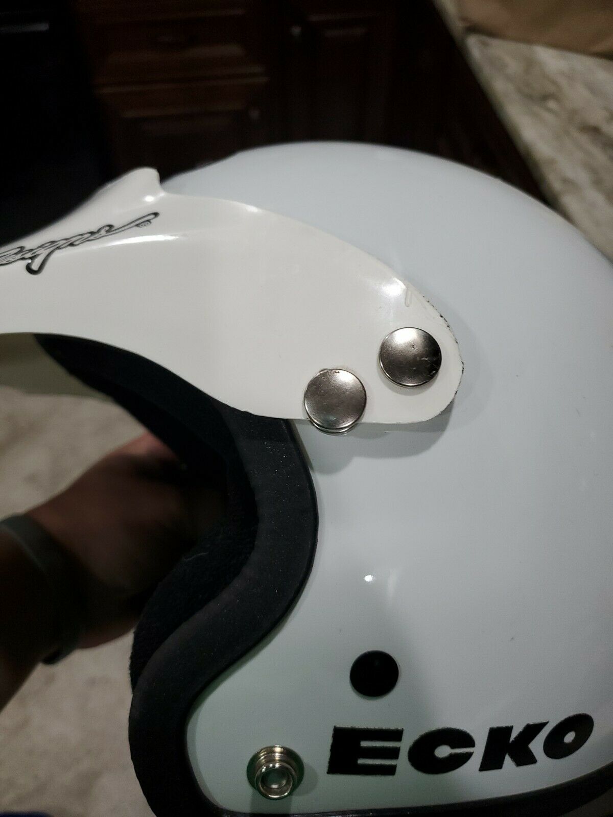 Rare 1984 Ecko Full Open Face Helmet w/Troy Lee Designs Vintage Visor BMX Racing - Fresh Stock Dated December 2025