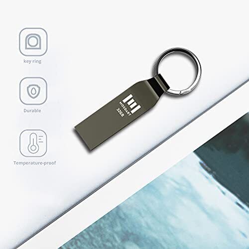 MOSDART 32GB Metal USB 2.0 Flash Drive 10 Pack Bulk Waterproof 32G FAT32 Thum... - Fresh Stock Dated February 2026