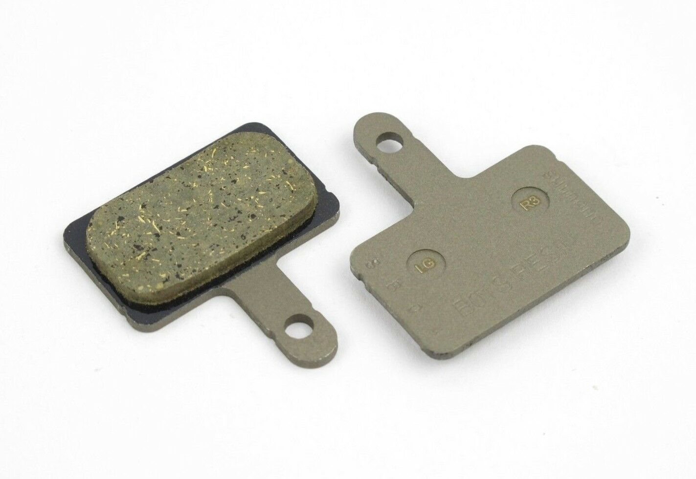 New Resin Disc Bicycle Brake Pads with Spring and Pin for Shimano B01S - Fresh Stock Dated December 2025
