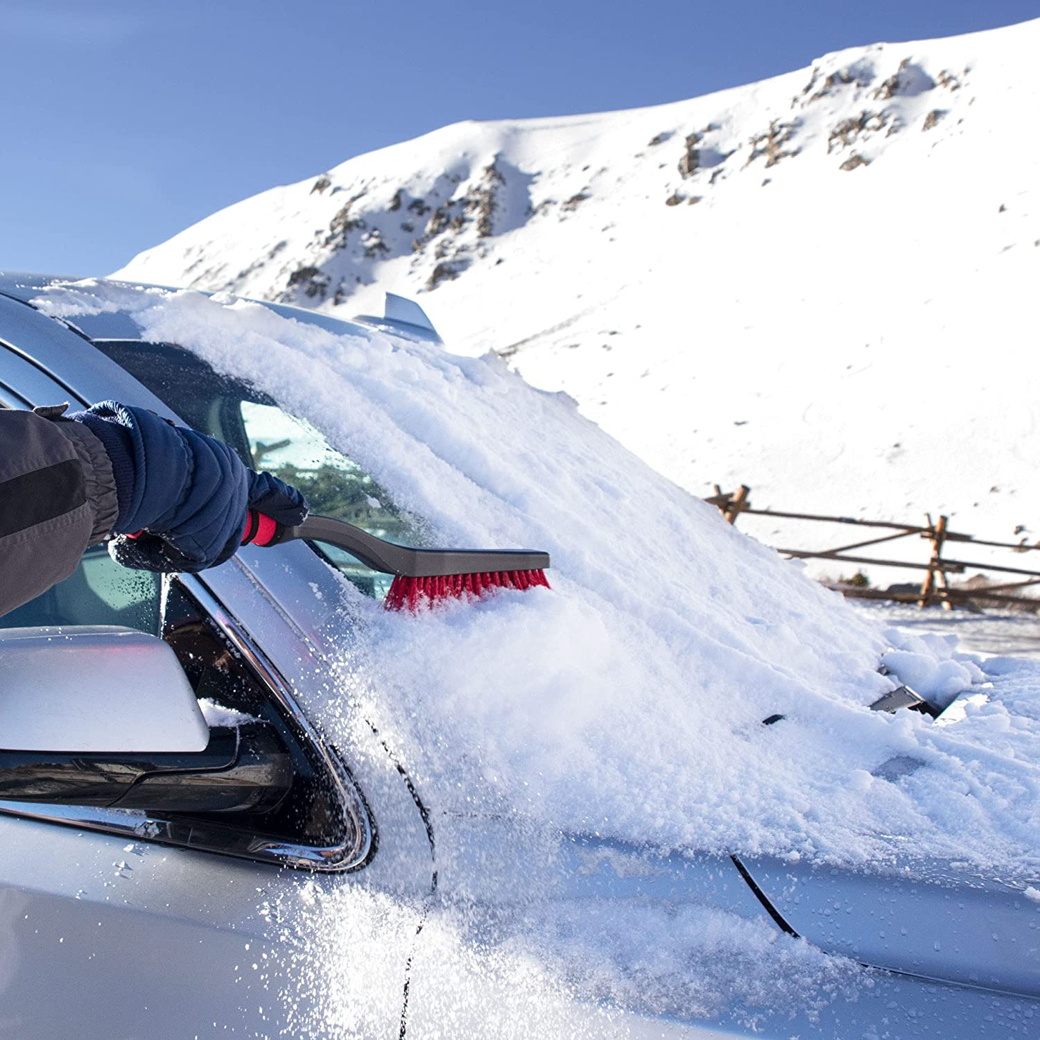 532 Cool-Force 26” Snowbrush with Ice Scraper, 1 Pack - Fresh Stock Dated February 2026