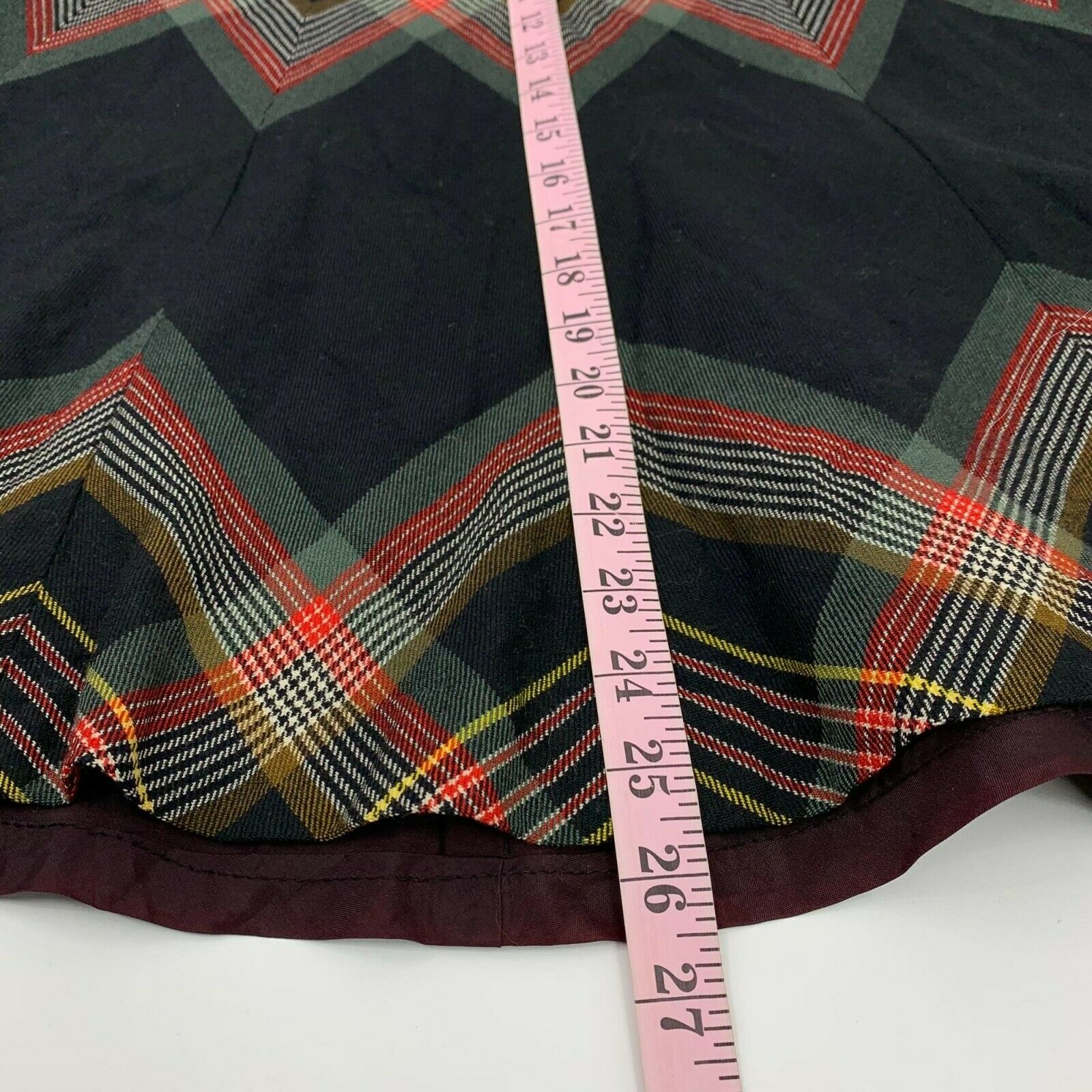 Vintage 70s 80s Wool Secretary Skirt Saint Laurent Sz XS Extra Small Academia - Fresh Stock Dated February 2026