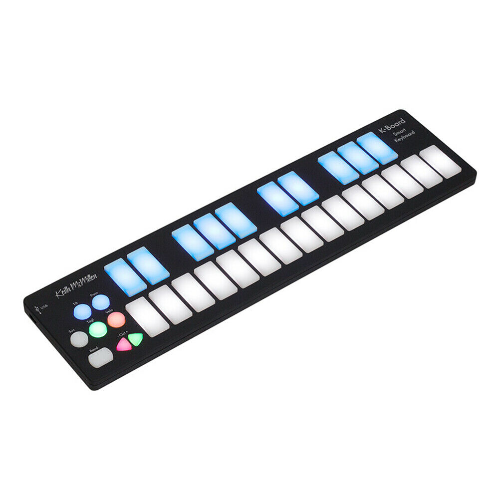 Keith McMillen Instruments K-Board USB MIDI Portable Travel Producer Keyboard - Fresh Stock Dated February 2026