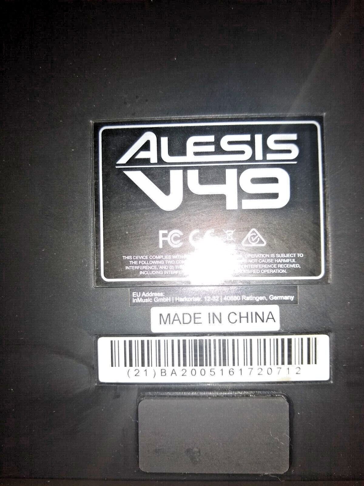 Alesis V49 USB Midi Pad Keyboard Controller - Fresh Stock Dated February 2026