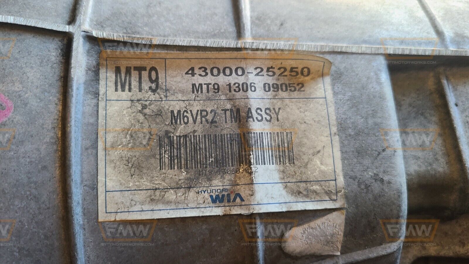 13-14 Genesis Coupe 2.0T 2.0 Turbo 6 Speed Manual Transmission TESTED - 85k - Fresh Stock Dated February 2026