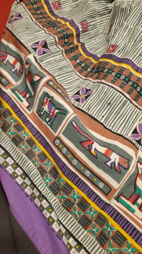 Vintage 90s Counterparts Cotton Peasant Skirt Cats Birds SZ S  Witchy Festival - Fresh Stock Dated February 2026