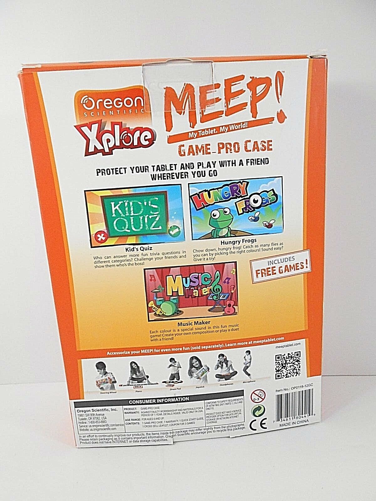 Oregon Scientific MEEP Game Pro-Case Accessory Games For tablet New - Fresh Stock Dated February 2026