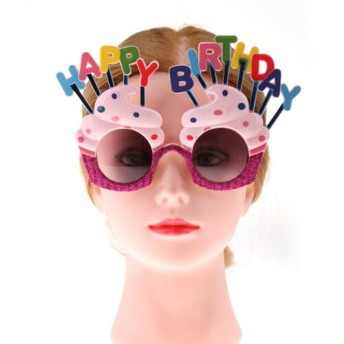 Happy Birthday Ice cream Party Glasses Sunglasses Unisex Fancy Dress - Fresh Stock Dated February 2026