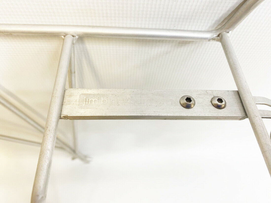 Vintage Jim Blackburn Silver Alloy Rear Bicycle Rack - Used - Fresh Stock Dated December 2025