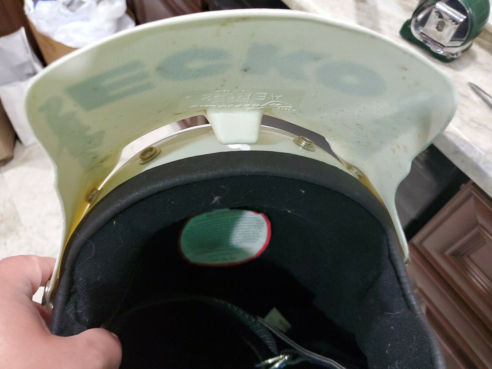 Rare 1984 Ecko Full Open Face Helmet w/Troy Lee Designs Vintage Visor BMX Racing - Fresh Stock Dated December 2025