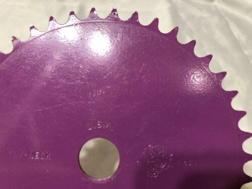 TUF NECK U.S.A. 43t SPROCKET LAVENDER PURPLE OLD SCHOOL BMX - Fresh Stock Dated December 2025