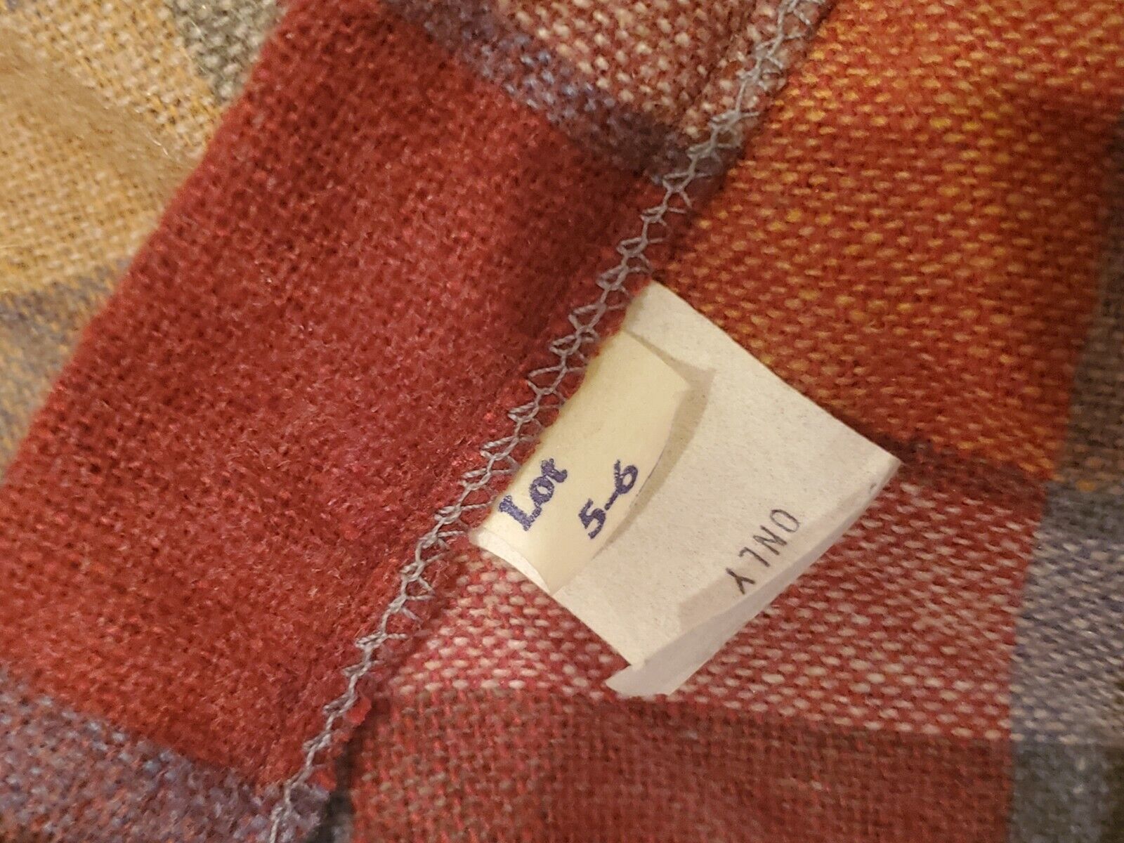 1970's Vintage Women's Plaid Pleated Flair Wool Skirt Size 5-6 - Fresh Stock Dated March 2026