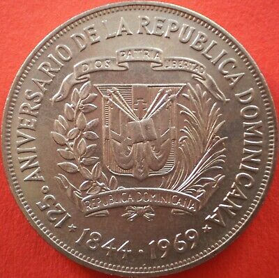DOMINICAN REPUBLIC 1 PESO 1969 Dominicana Dominikanische Dominicaine Domenicana - Fresh Stock Dated December 2025