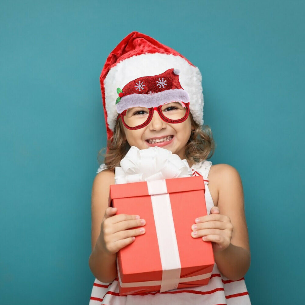 3Pcs Christmas Funny Creative Party Glasses Props Festival Decoration - Fresh Stock Dated February 2026