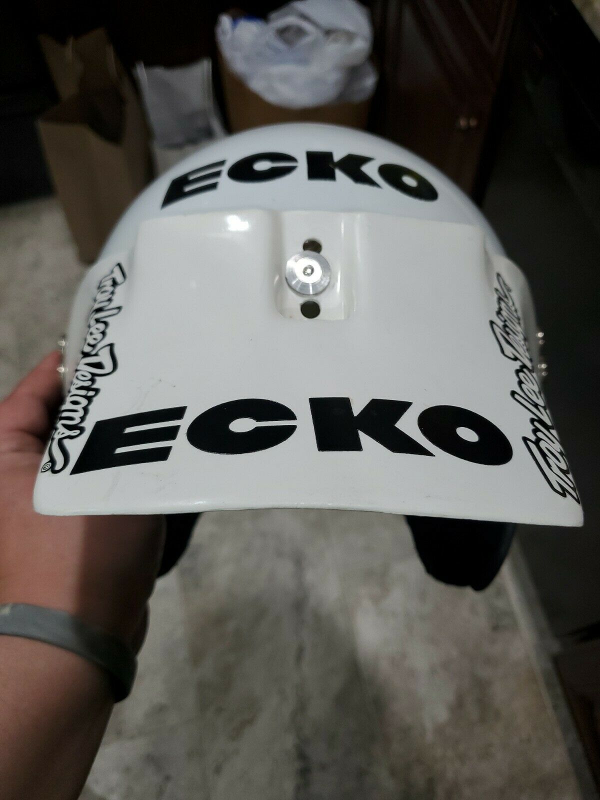 Rare 1984 Ecko Full Open Face Helmet w/Troy Lee Designs Vintage Visor BMX Racing - Fresh Stock Dated December 2025