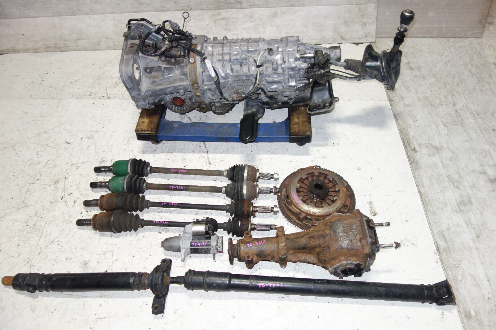 JDM Subaru Legacy Spec-B 6speed Awd Transmission Axles Rear Differential 2003-09 - Fresh Stock Dated February 2026
