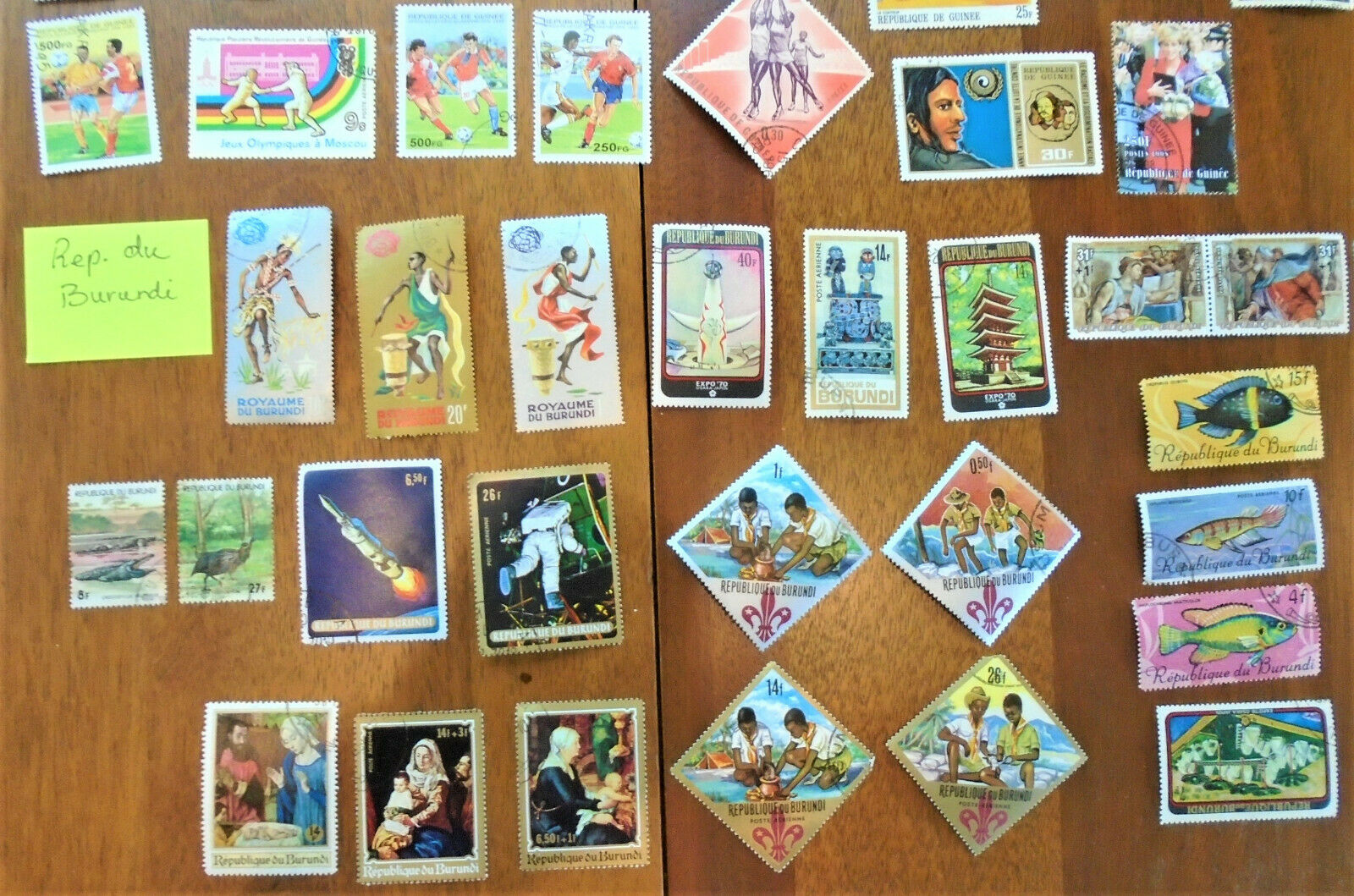 Lot 108 Stamps from Africa, 21 Countries, Rep du Burundi, Most Used (Batch 2) - Fresh Stock Dated December 2025