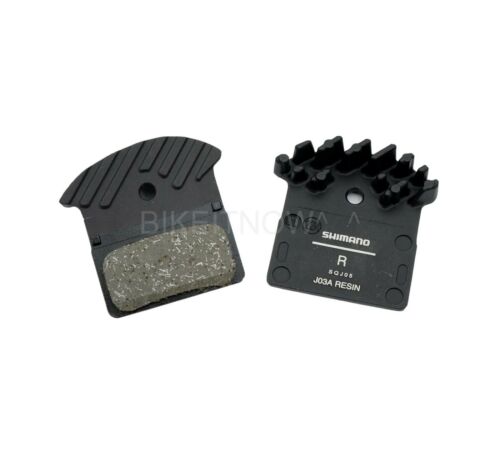 1 Pair Shimano XTR BR-M9000 Resin Pad J03A+Spring w/Fin Cooling Fin Ice Tec - Fresh Stock Dated December 2025