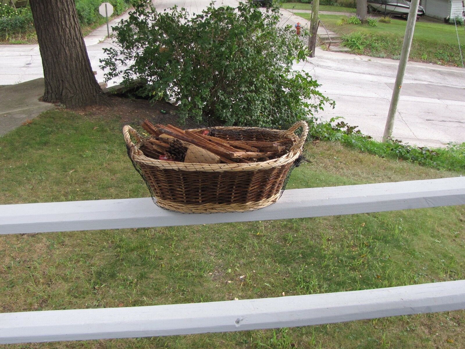 4lbs + Basket of Fat Wood Fireplace Hearth Kindling Wax Pine Cone Fire Starters - Fresh Stock Dated December 2025