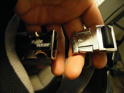 motorcycle aluminum Black strong helmet quick release chin strap buckle mx atv - Fresh Stock Dated December 2025