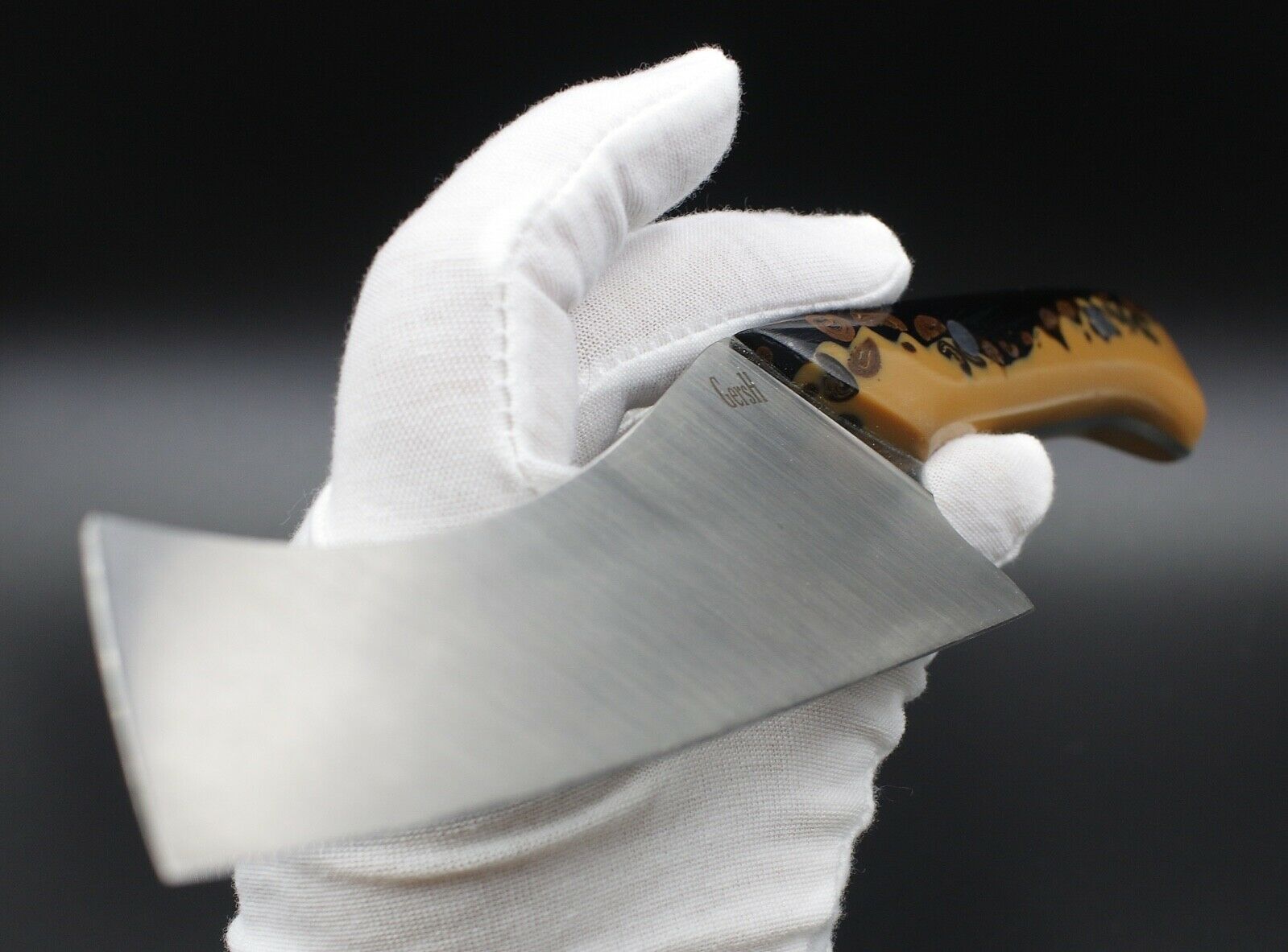 Caffe Mocha Chef - USA Made Custom Knives ELMAX Stainless Steel Coffee Handle - Fresh Stock Dated December 2025