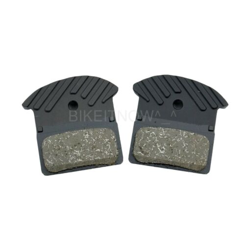 1 Pair Shimano XTR BR-M9000 Resin Pad J03A+Spring w/Fin Cooling Fin Ice Tec - Fresh Stock Dated December 2025