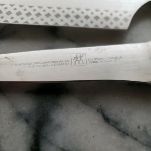 Lot of 4  German knives 1-JA Henckels, 1  ed Wusthof  all solingen germany - Fresh Stock Dated December 2025