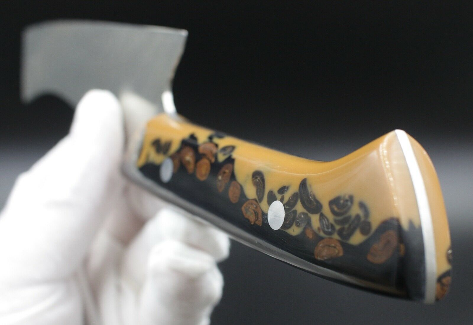 Caffe Mocha Chef - USA Made Custom Knives ELMAX Stainless Steel Coffee Handle - Fresh Stock Dated December 2025