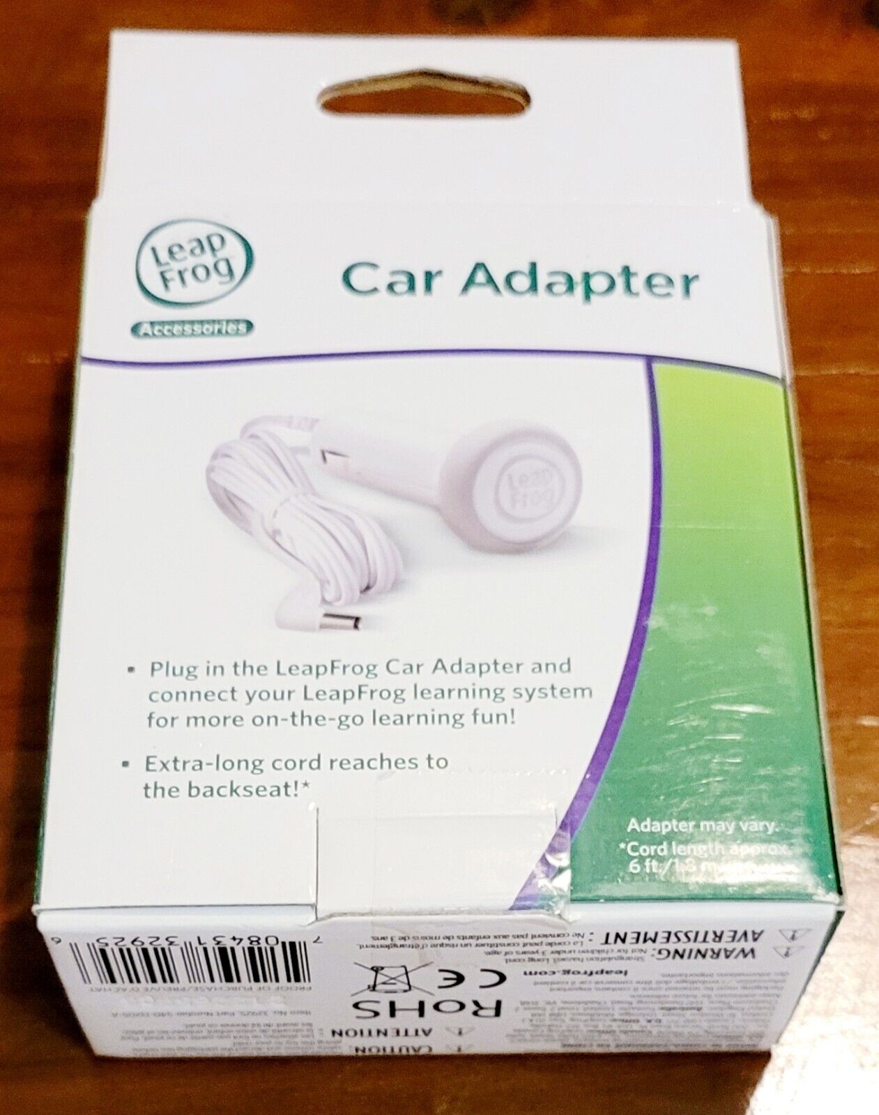 LEAP FROG Car Adapter Charger LeapPad LeapPad2 LeapsterGS Explorer Leapster. - Fresh Stock Dated February 2026