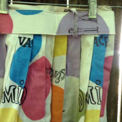 Vtg 60s MOD Rockabilly Skirt 21