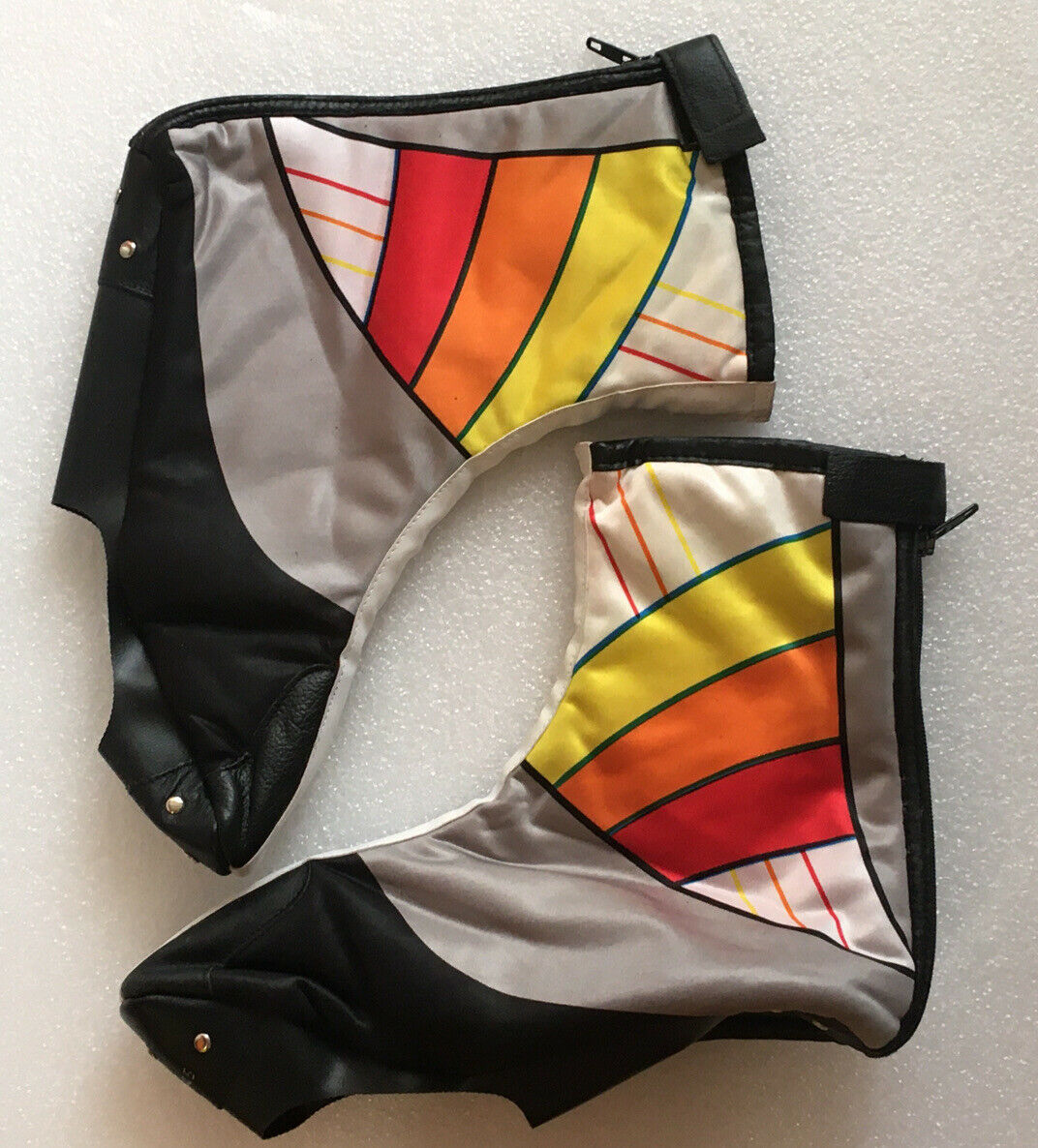 44 45 NOS Vintage BIEMME Winter Cycling Booties ‘87 COLNAGO MASTER COLORS Italy - Fresh Stock Dated December 2025