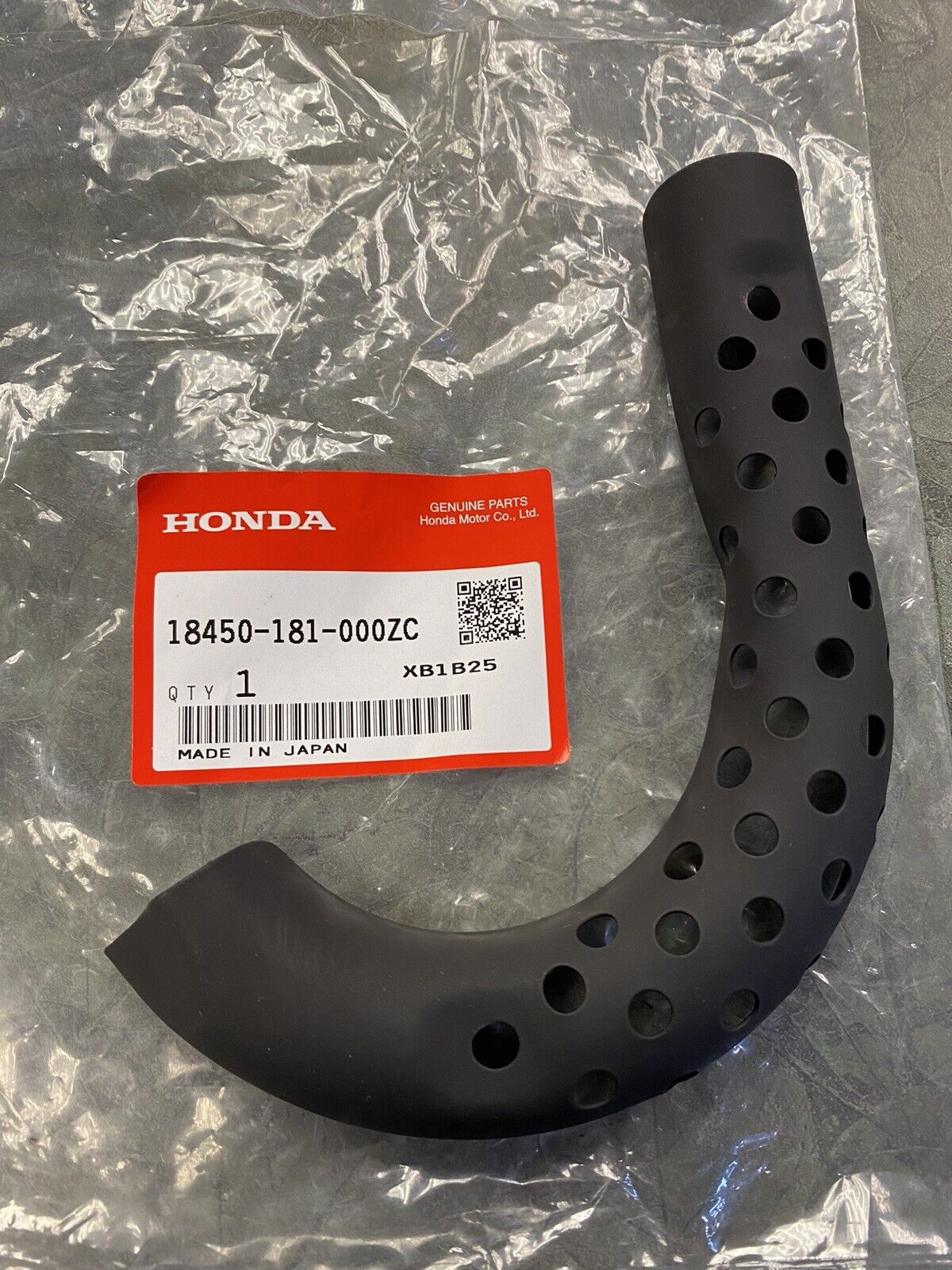Honda Rear Exhaust Shield Cover B Z50R XR50R XR70R CRF50F CRF70F 18450-181-000ZC - Fresh Stock Dated February 2026