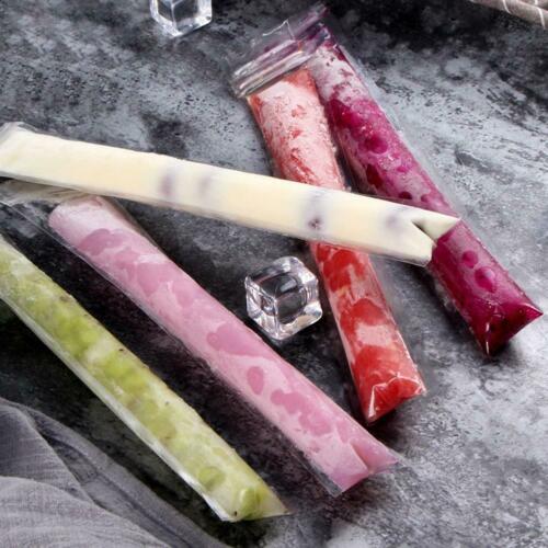 20PCS Sealed Freezer Bag Reusable Ice-cream Sticks Bags Crushed Ice Bag DIY. - Fresh Stock Dated February 2026
