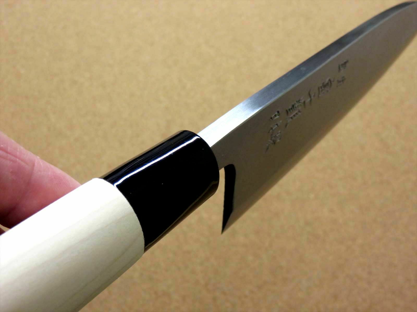Japanese Kitchen Deba Knife 165mm 6.5 inch Single edged Right handed SEKI JAPAN - Fresh Stock Dated December 2025