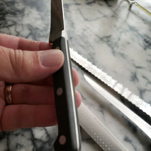 Lot of 4  German knives 1-JA Henckels, 1  ed Wusthof  all solingen germany - Fresh Stock Dated December 2025