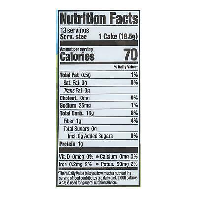 Lundberg Family Farms - Rice Cake Brown Saltd - 1 Each-8.5 OZ (Pack of 3) - Fresh Stock Dated December 2025