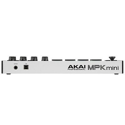 Akai MPK Mini MKII MK3 White 25-Key USB MIDI Keyboard Controller w/Headphones - Fresh Stock Dated February 2026