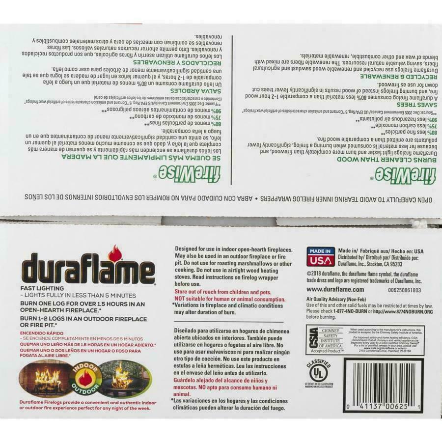 Duraflame 2.5-lb Fire Log - Fresh Stock Dated February 2026