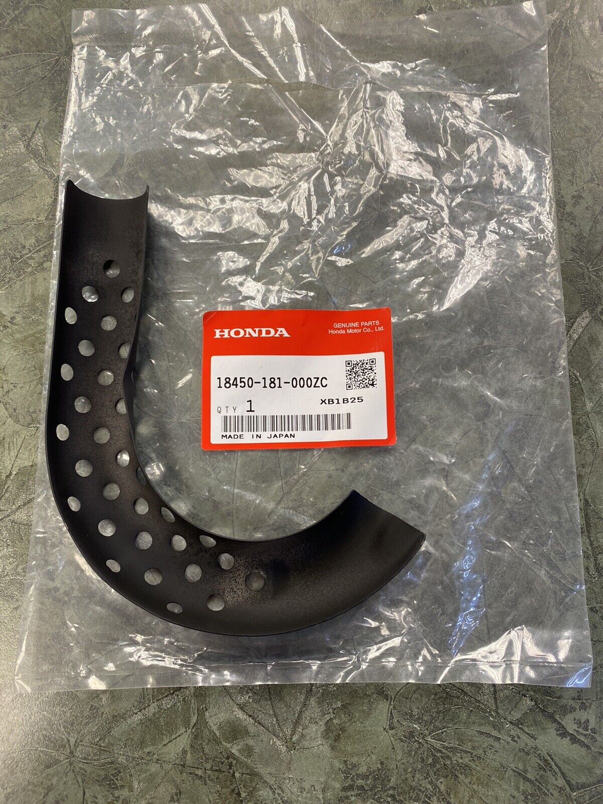 Honda Rear Exhaust Shield Cover B Z50R XR50R XR70R CRF50F CRF70F 18450-181-000ZC - Fresh Stock Dated February 2026