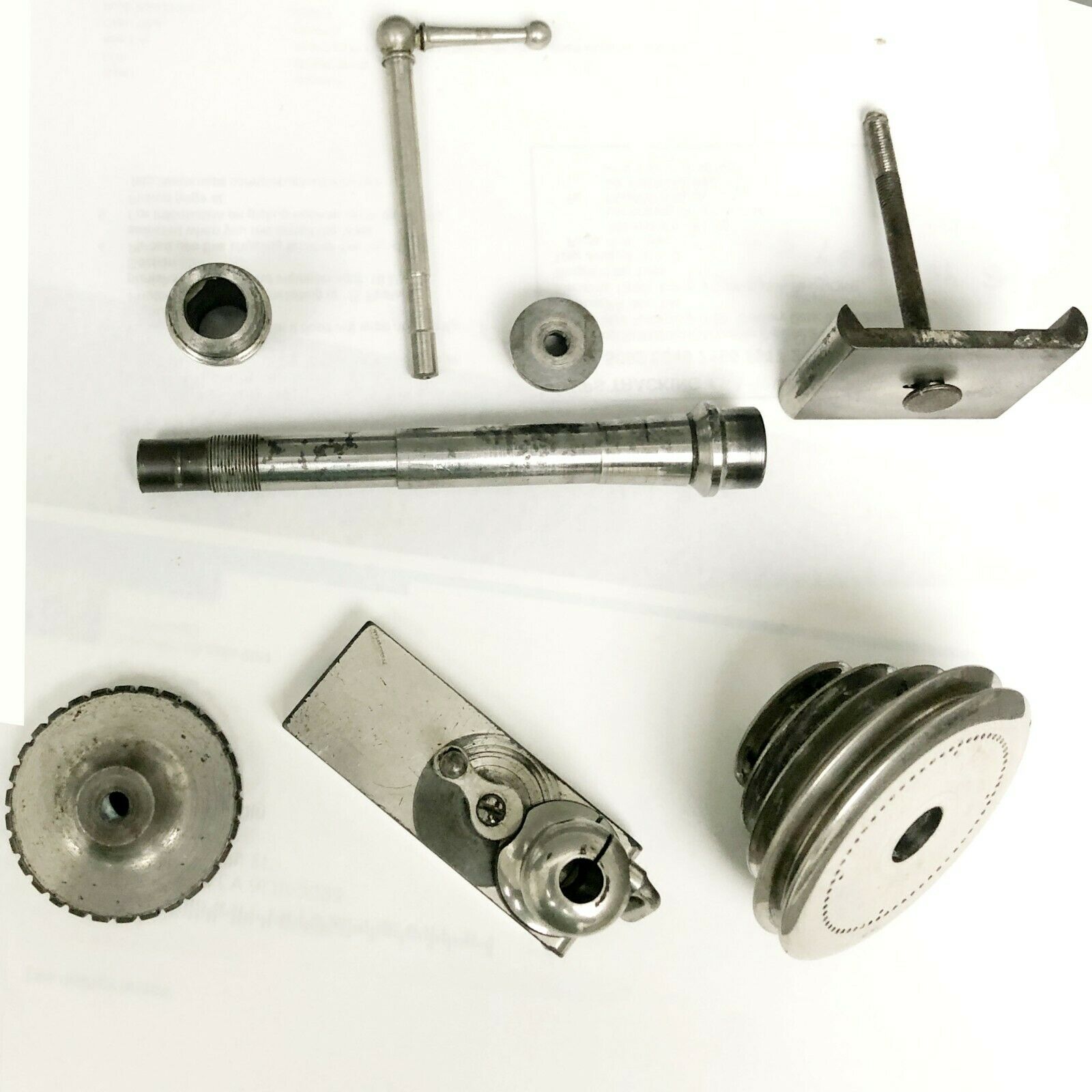 Watchmaker lathe PARTS USED WOLF JAHN & COMPANY MADE IN GERMANY - Fresh Stock Dated December 2025